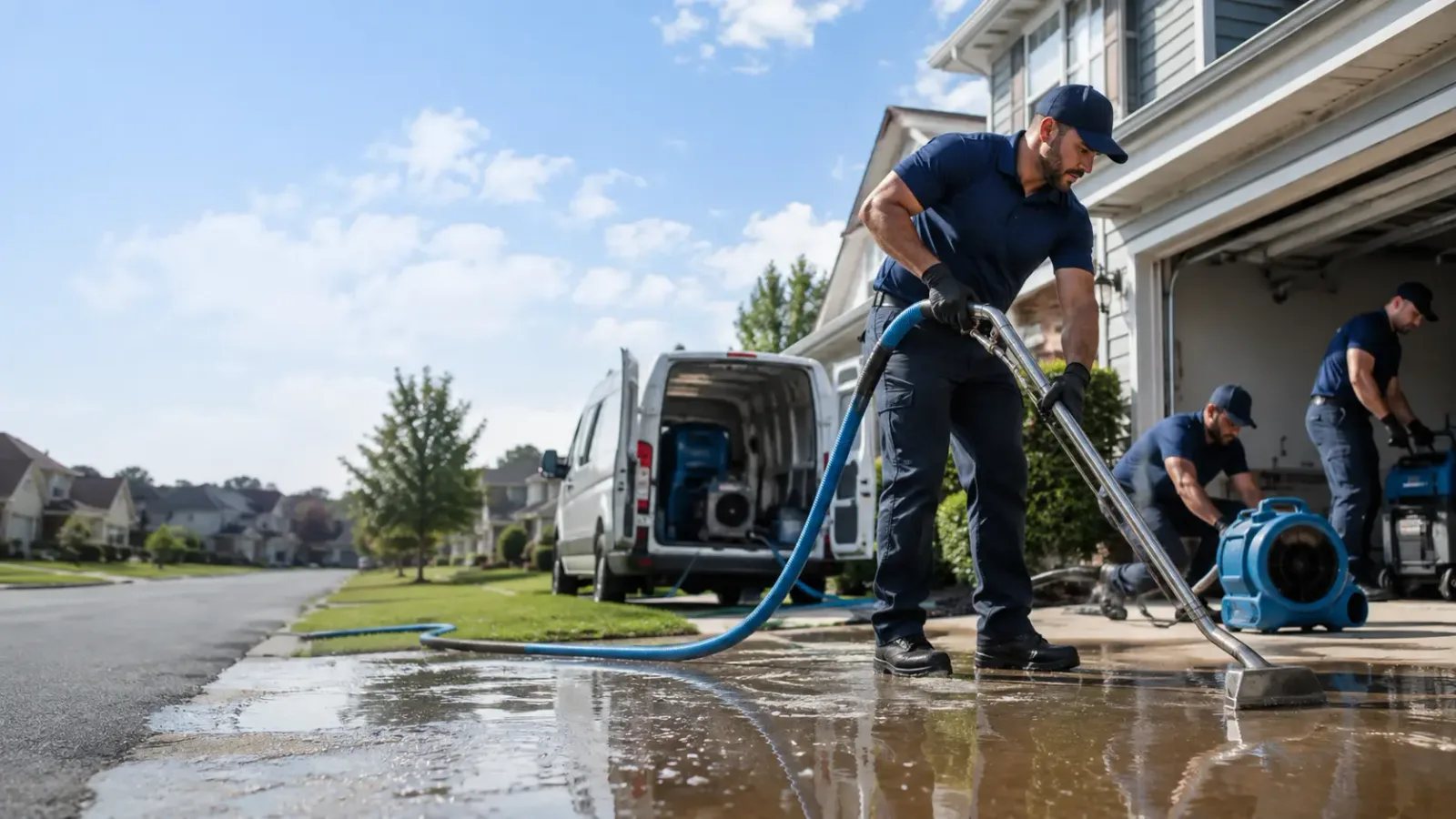 Flood Damage Restoration in Bunker Hill, KS